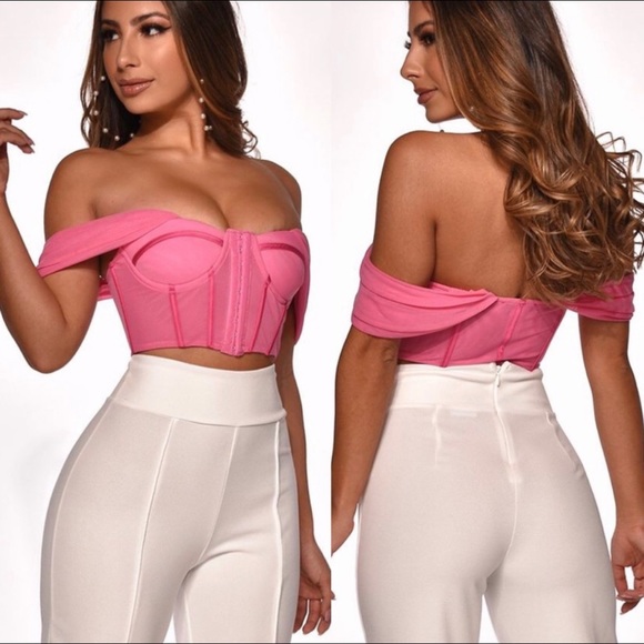 36 Point 5 Tops - NWT 36 POINT 5 "NOT SO SWEET" CROP TOP BUSTIER